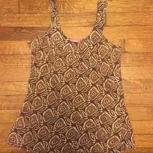 💚 Brown patterned tank